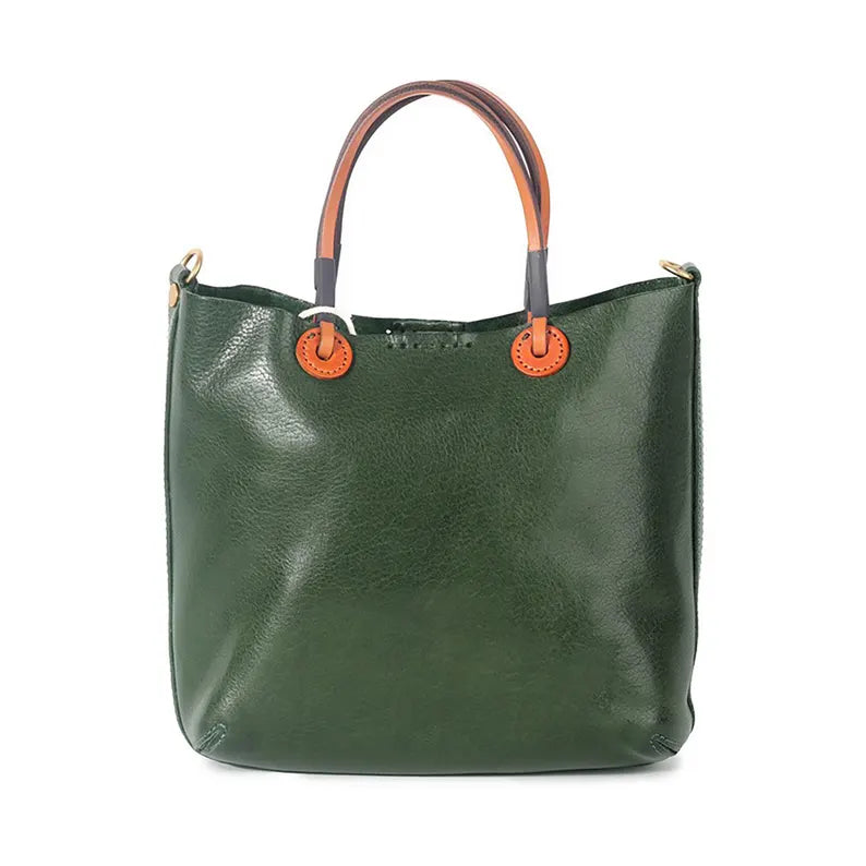 The Mini Artisan Tote: Vegetable-Tanned Leather Crossbody